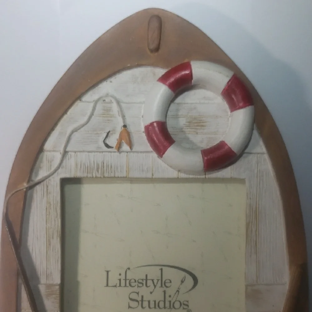 Nautical Boat Picture Frame 3 1/2" X 5" - Picture 3 of 5